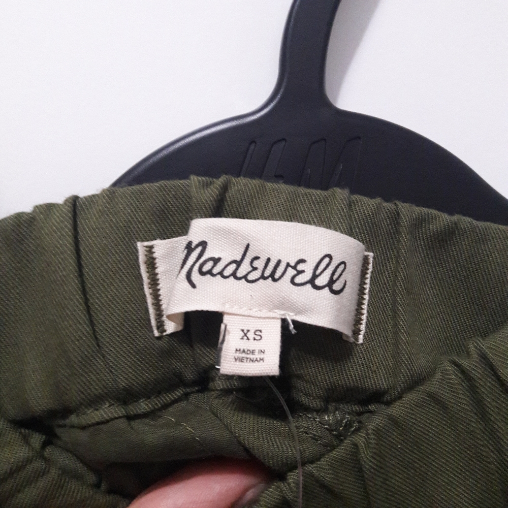 XS NWT Madewell Pull On Shorts Green - Picture 8 of 10